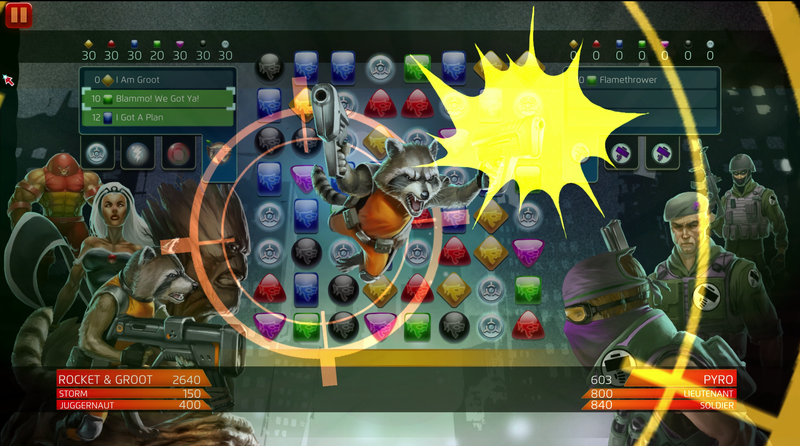 Illustration for article titled Rocket Raccoon And Groot Are One In Marvel Puzzle Quest